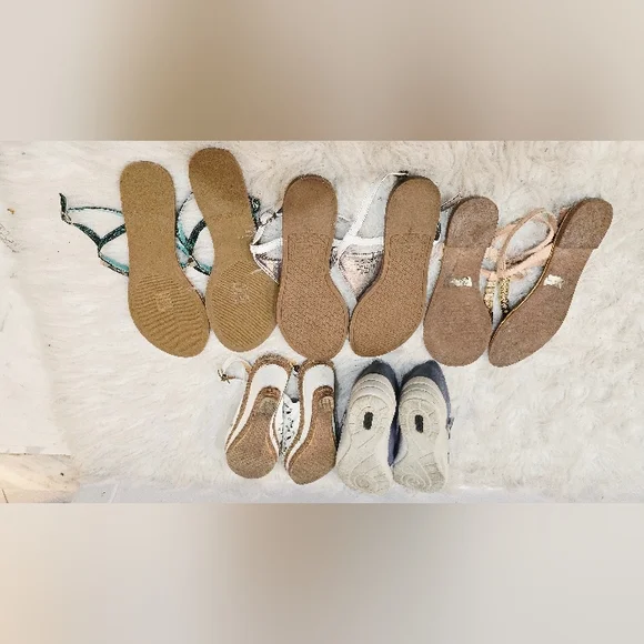 ๐ฅ US Size 9.5Bundle of 5 Pairs Women's Shoes - Flats,Women's Sandals - Picture 13 of 16